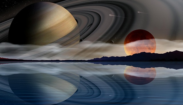 Free space stars cosmos illustration
