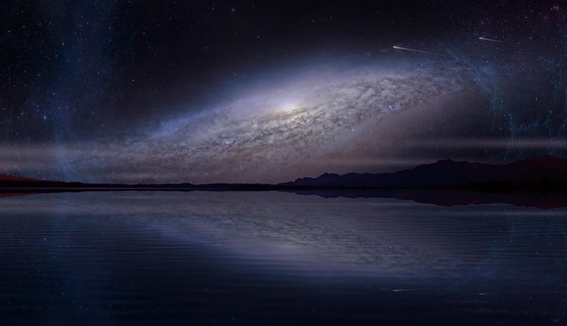 Free space stars cosmos illustration