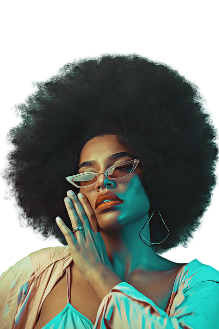 Mulher, Rosto, Óculos, Beleza, Africano