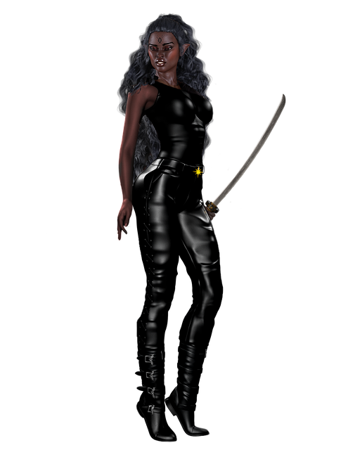 Free elf fairy woman illustration