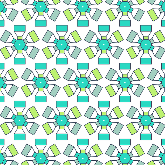 Free Geometric Pattern Floral Pattern vector and picture