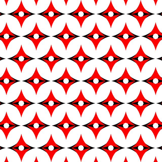 Free Geometric Pattern Red Background vector and picture