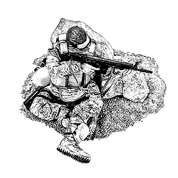 Download Sketch Drawing Army RoyaltyFree Stock Illustration Image