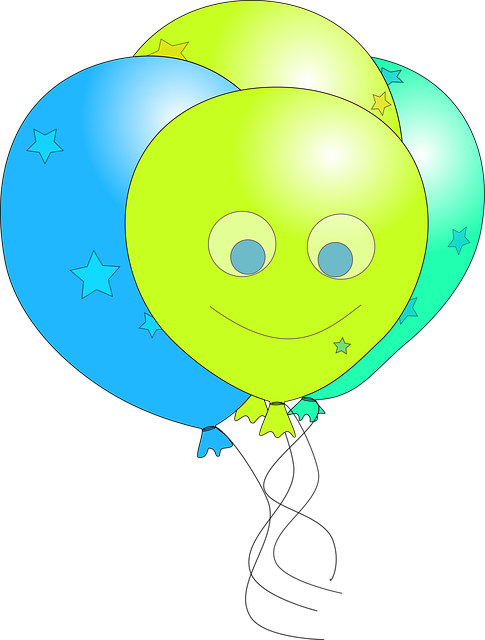 Ballonger, Smil, Lykkelig, Gave, Feire