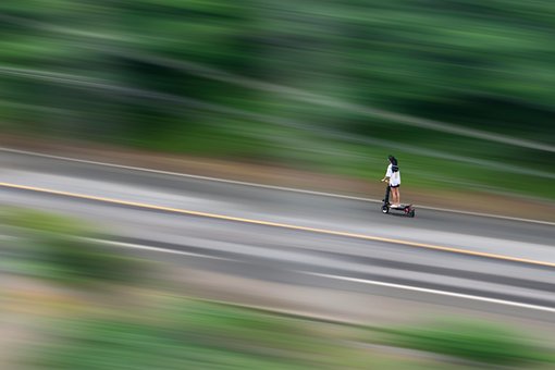 Schnelles Brett, Fahrrad, Ausübung, Frau