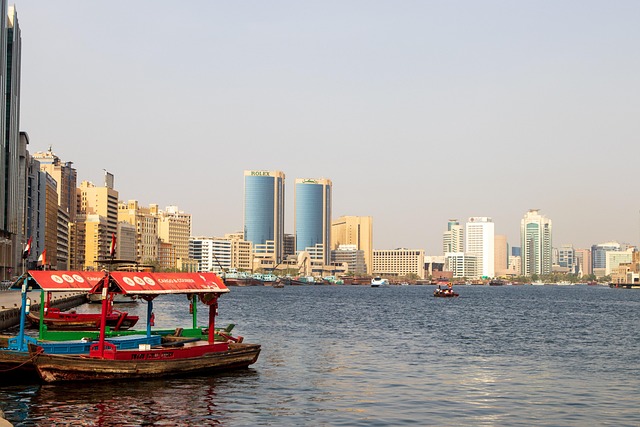 dubai, skyline, creek, buildings, boats, architecture, design, dubai, dubai, dubai, dubai, dubai