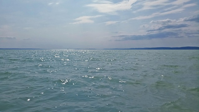 Meer, Balaton, Golven, Schitteren