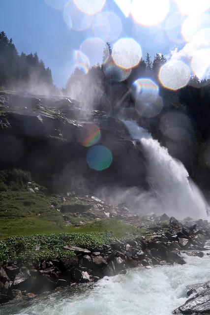 Cascade, Austria, Flacără, Orbire