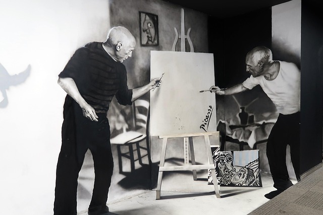 Picasso, Schilderen, Blanco, Canvas