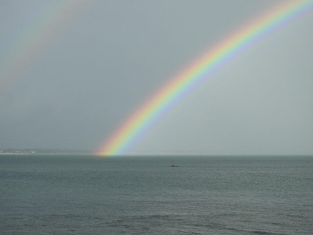 Free Rainbow Ocean photo and picture