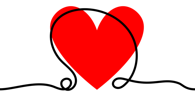 Free Love Heart vector and picture