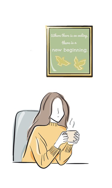 Free coffee inspiration quote illustration