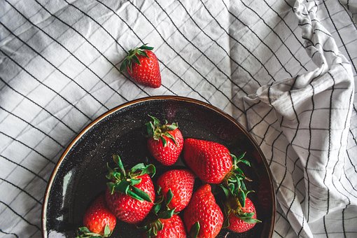 Free Strawberries Bowl Of Fruits photo and picture