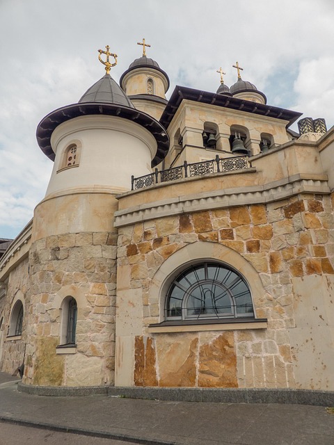 Menagerie-Kloster, Kiew, Ukraine, Tempel
