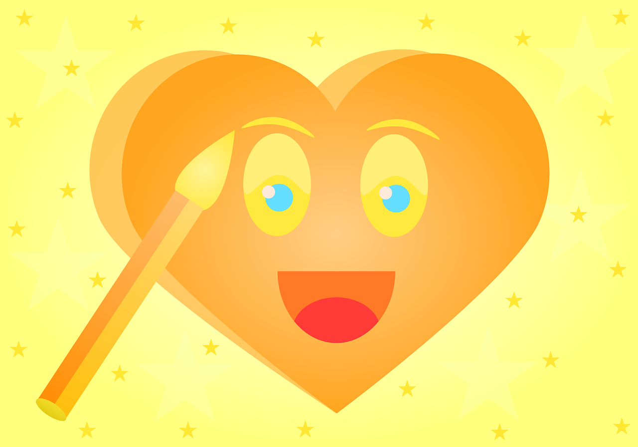 Free heart alegre smile vector