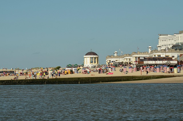 Nordsøen, Strand, Ø, Borkum, Promenade