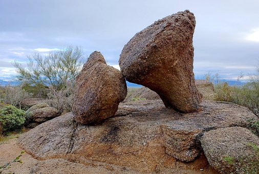 Natuur, Landschap, Rotsen, Woestijn