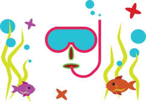 Free Natural Aquarium Fish vector and picture