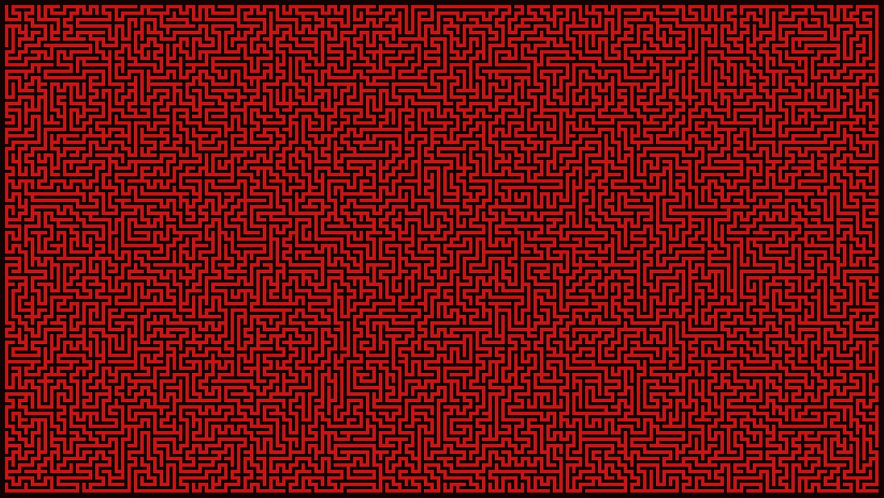 Labyrinth Maze Red - Free photo on Pixabay