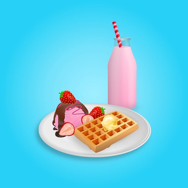 Free breakfast dessert sweets vector