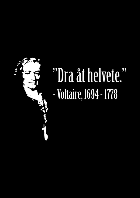 Voltaire, Humor, Xingamento, Sueco