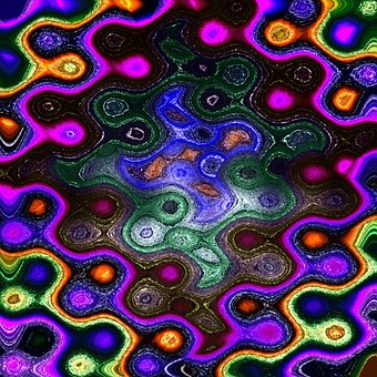 Fargerik, Design, Psykedelisk, Illusjon