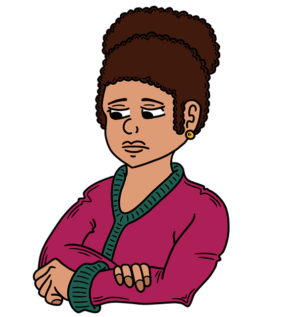 Free unhappy sad pensive illustration