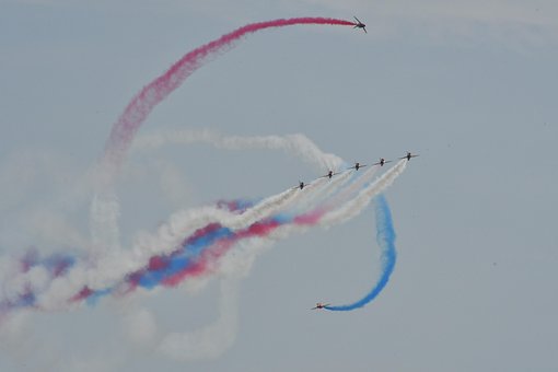 Rote Pfeile, Flugschau, Kunstflug, Jets