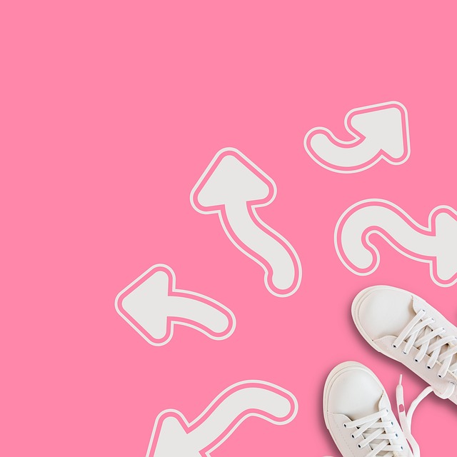 Free shoes arrows direction illustration