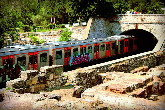 Greek Train Front Train Greek Transportation - Free photo on Pixabay