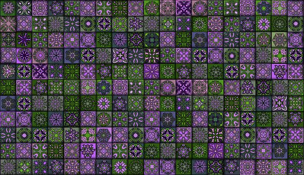 Patternewd Tile Samples Free Download Tile Pattern, Patchwork, Floral Pattern. Royalty-Free Stock ...