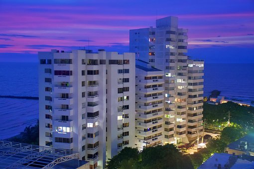 Free Buildings Sunset photo and picture