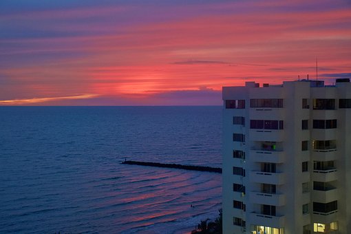 Free Buildings Sunset photo and picture