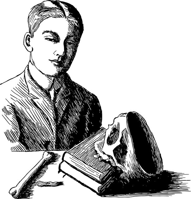 Free Biology Student vector and picture