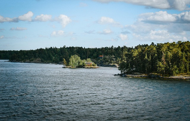 Sverige, Svenske Øer, Skov, Vand