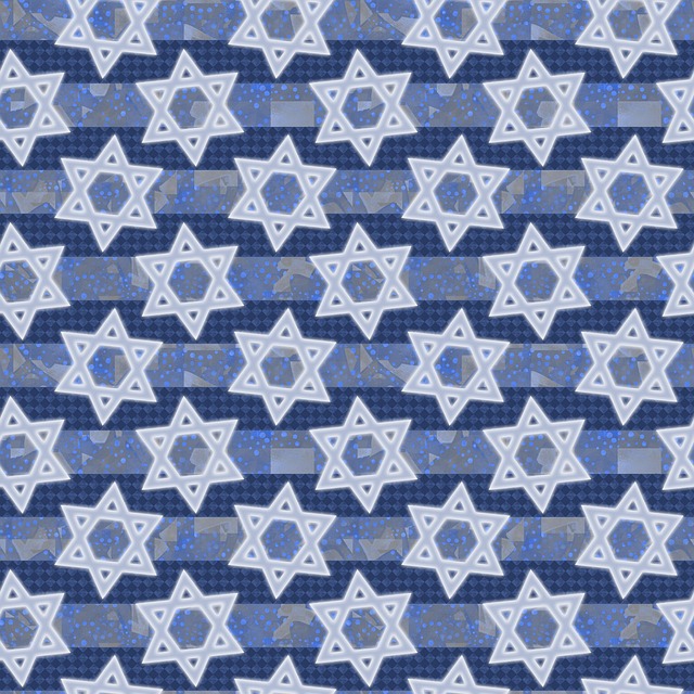 Free star of david magen david hexagram emblem illustration