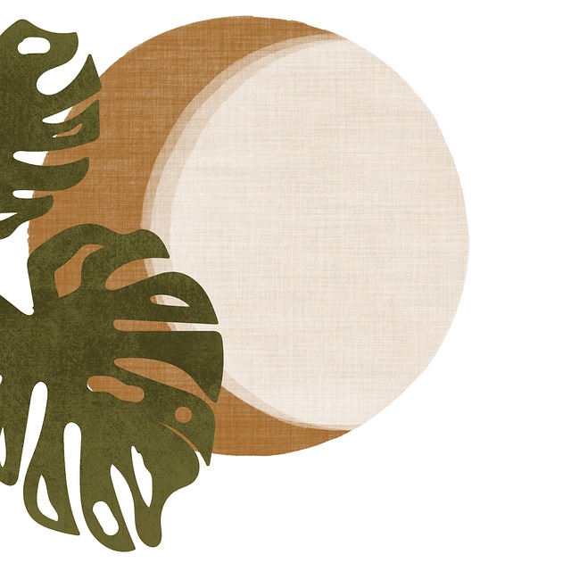 Free monstera plant tropical illustration