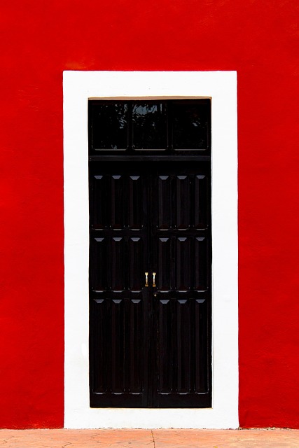 Mexiko, Tür, Die Architektur, Rot