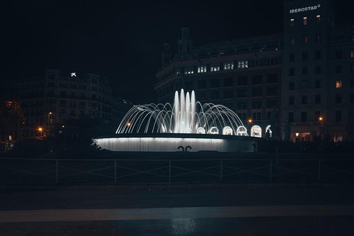 Barcelona, Arkitektur, By, Euro, Europa