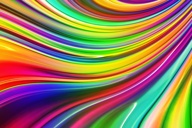 Free fabric waves aesthetics illustration