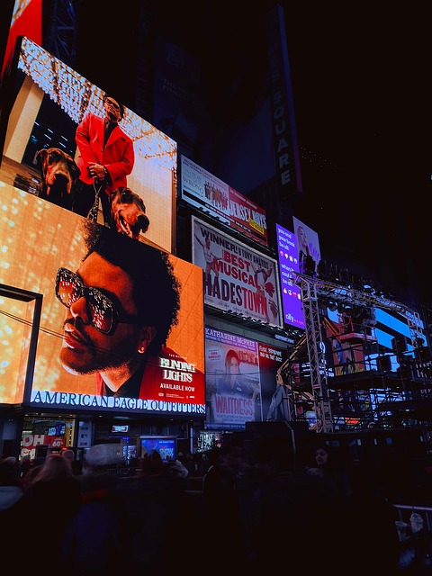 Free Time Square Nyc In Winter photo and picture