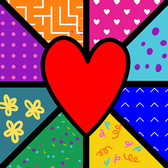 Free Love Colours illustration and picture