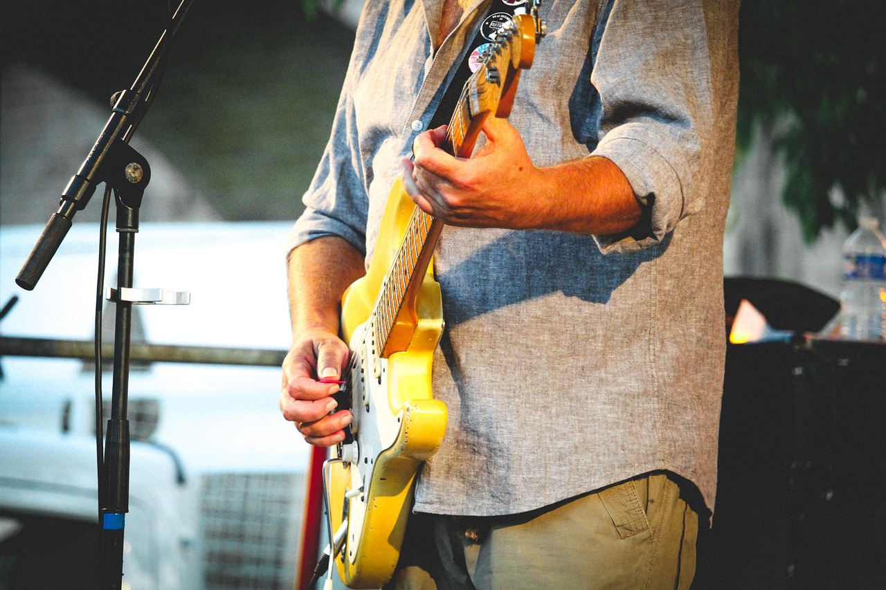 Gitaar, Concert, Band, Muziekfestival