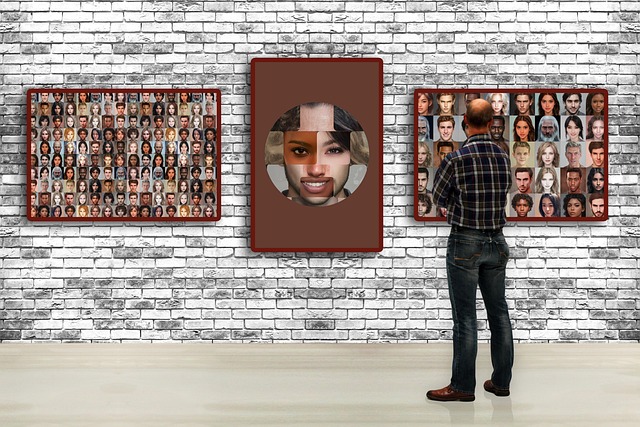 Free museum diversity ratio illustration