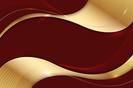 Roter Und Goldener Hintergrund