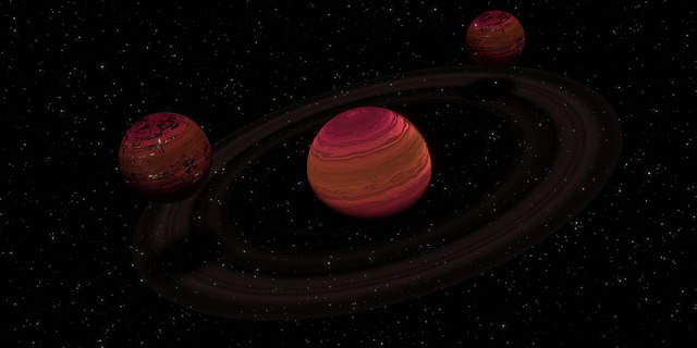 Free saturn planets gas giant illustration