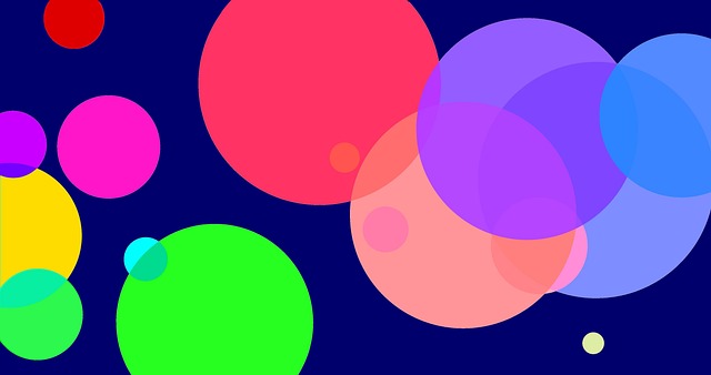 Free spheres colored circles colorful background illustration