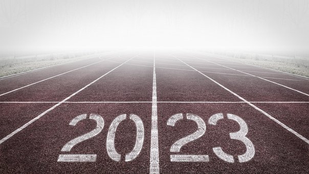 Neujahr, 2023, Nachverfolgen, Zahlen