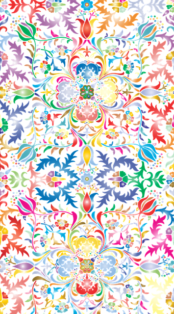 Blumenmuster, Buntes Muster, Muster