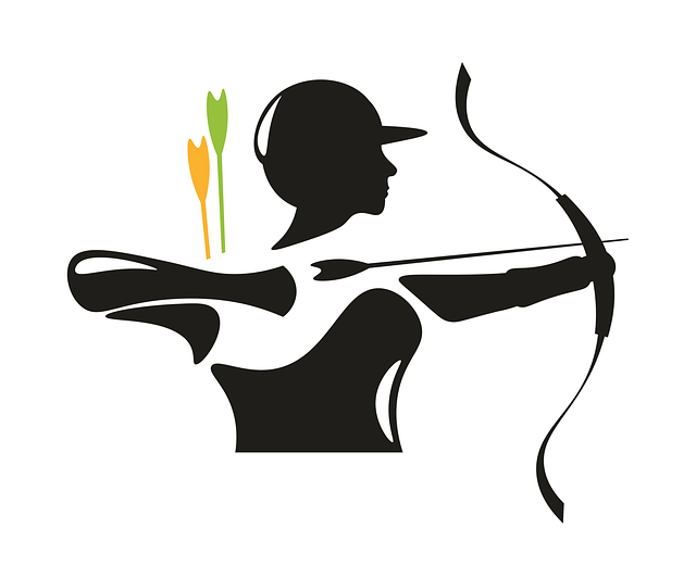 Free archery target goal vector